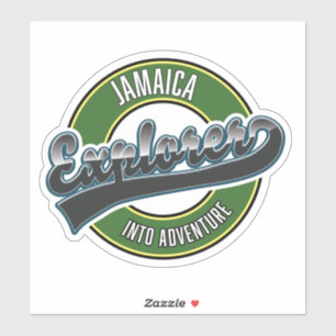 Adesivo logotipo da Jamaica Explorer into Adventure