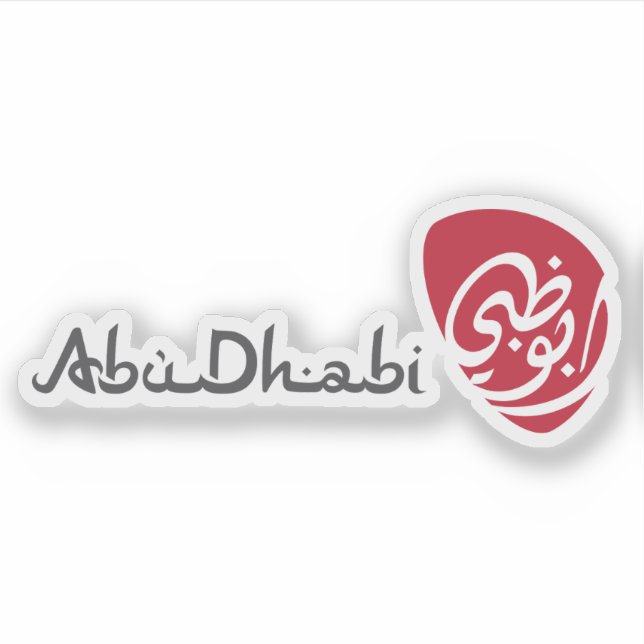 Adesivo Logótipo de Abu Dhabi (Frente)