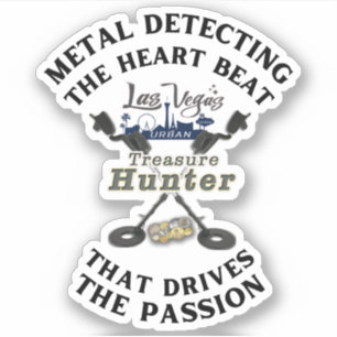 Adesivo Logotipo de caça ao tesouro urbano de Las Vegas