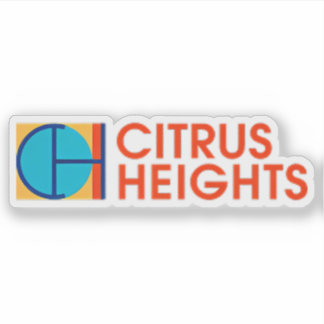 Adesivo Logotipo de Citrus Heights, Califórnia, EUA