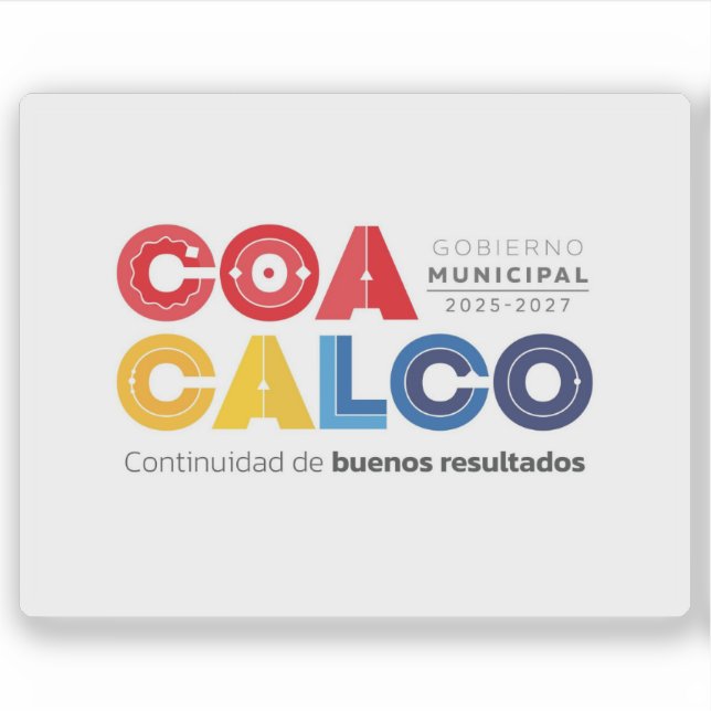 Adesivo Logotipo de Coacalco de Berriozábal, México (Frente)