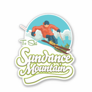 Adesivo Logotipo de esqui Sundance Mountain
