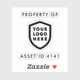 Adesivo Logotipo de ID de ativo | Imóveis de empresas