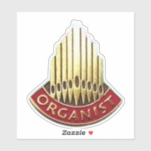 Logotipo de Órgão de Tubos de Organista