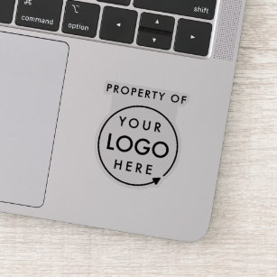 Adesivo Logotipo de propriedade da empresa   Laptop de ati