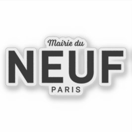 Adesivo Logótipo do 9º distrito de Paris