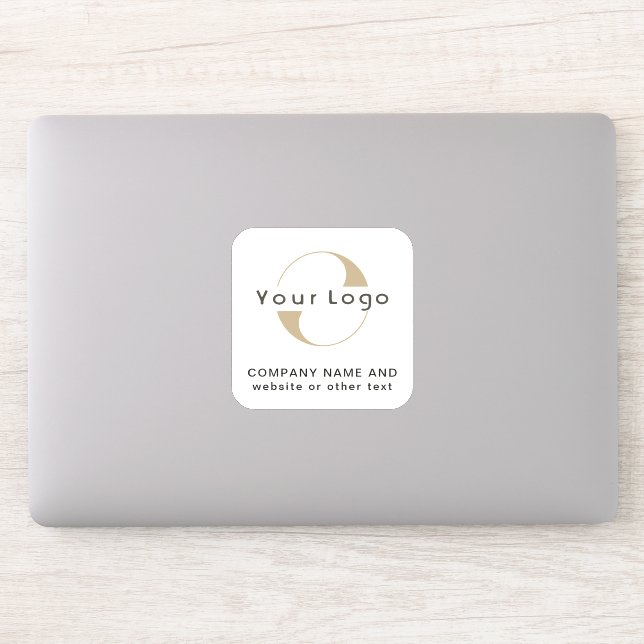Adesivo Logotipo do Laptop quadrado branco Inativo Vinyl S (Computador)