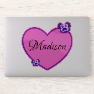 Adesivo Logotipo Do Madison Name Com Painéis,