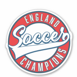 Adesivo logotipo dos Campeões de Futebol da Inglaterra