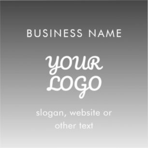 Adesivo Logotipo e texto do Promocional moderno   Cor edit