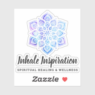 Adesivo Logotipo espiritual metafísico da mandala da
