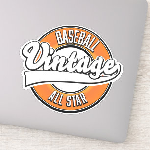Adesivo Logotipo estilo vintage de beisebol.