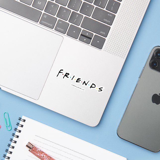 Adesivo Logotipo FRIENDS™ (Notebook com iPhone)