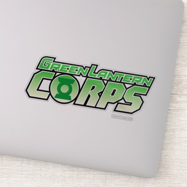Adesivo Logotipo Gren Lantern Corps (Detalhe)