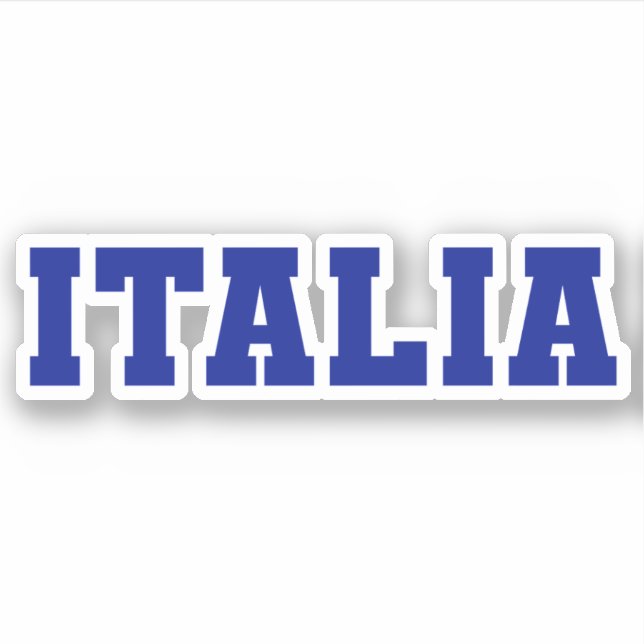 Adesivo Logotipo Italia (Frente)