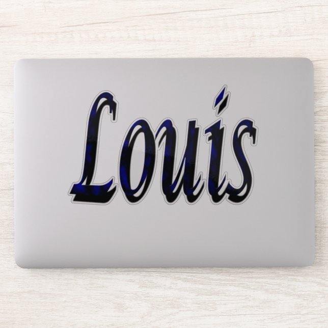 Adesivo Logotipo Louis Name (Computador)