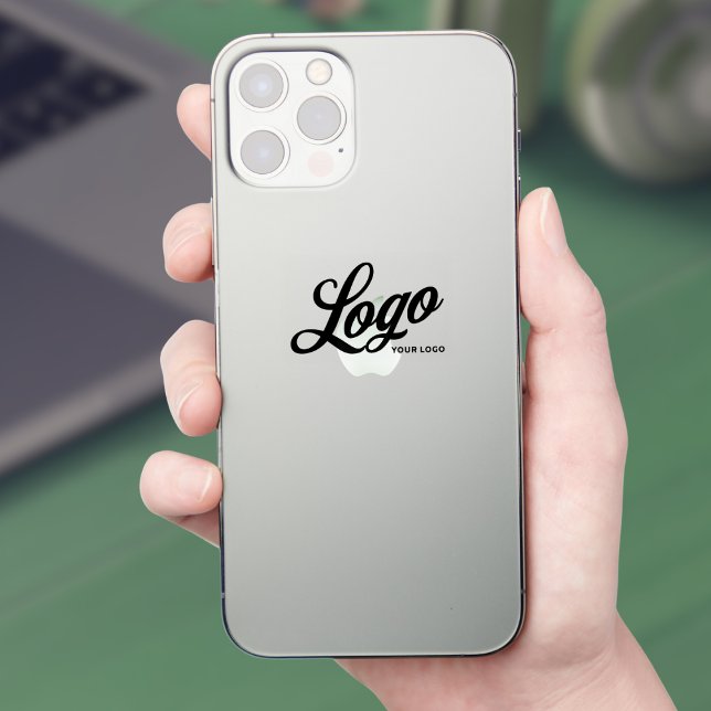 Adesivo Logotipo no retângulo Vinil - Telefone comercial d (Criador carregado)