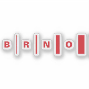 Adesivo Logótipo oficial de Brno, República Checa
