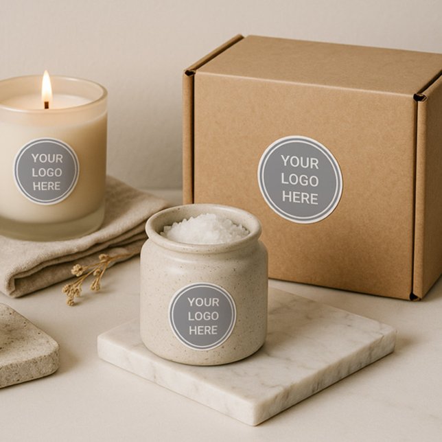 Adesivo Logotipo Personalizado da Empresa Limpo Da Garrafa (Criador carregado)