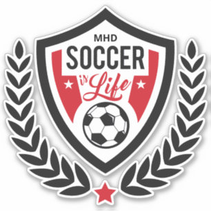 Adesivo Logotipo personalizado de futebol monograma
