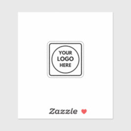 Adesivo Logotipo personalizado | Garrafa de água com marca