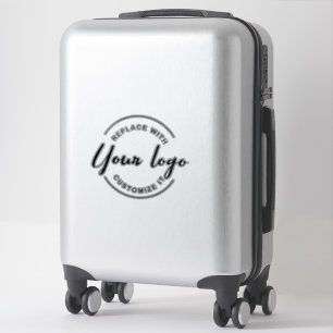 Adesivo Logotipo Promocional de Negócios Simples
