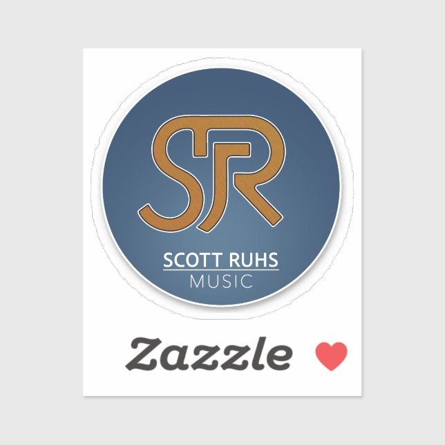 Adesivo Logotipo Scott Ruhs (Folha)