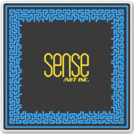 Adesivo Logotipo Sense/Net Versão 2