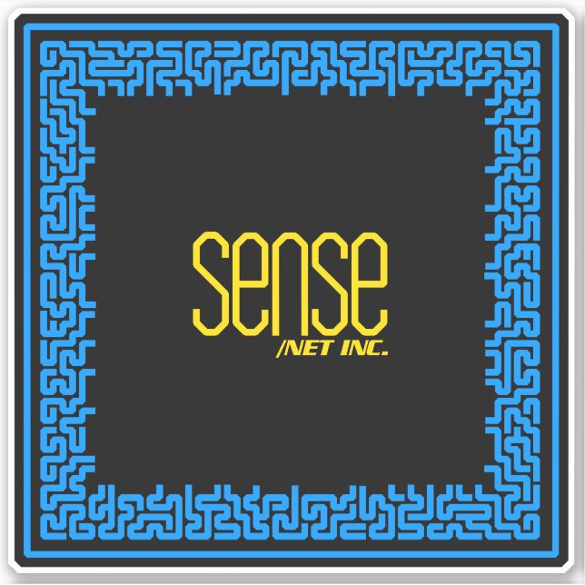 Adesivo Logotipo Sense/Net Versão 2