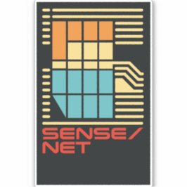 Adesivo Logotipo Sense/Net Versão 3