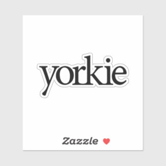 Adesivo Logotipo Yorkie