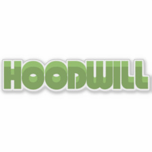 Adesivo Loja Hoodwill