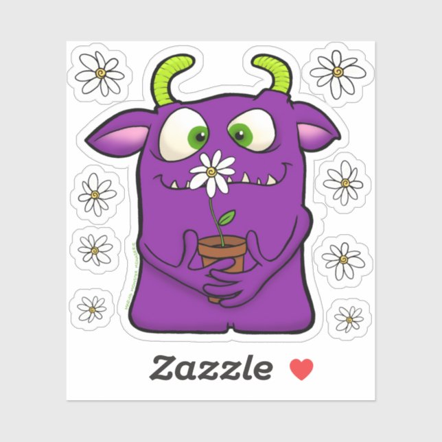 Adesivo Lolly, o Monstro, o adesivo. (Folha)