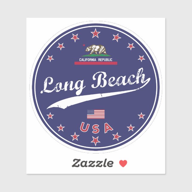 Adesivo Long Beach (Folha)