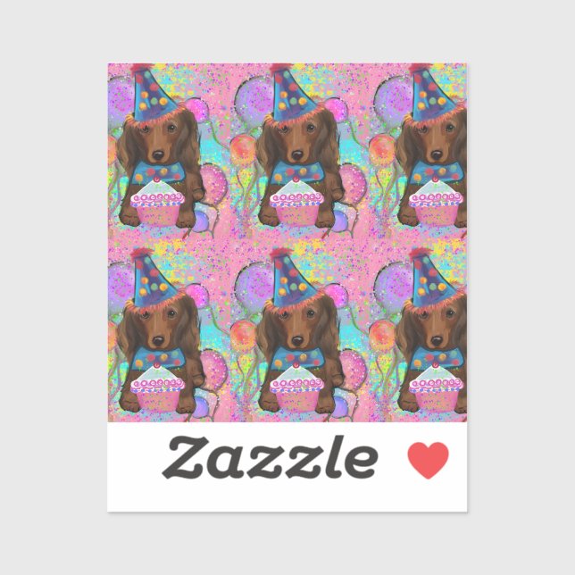 ADESIVO LONG HAIRED DOXIE (Folha)