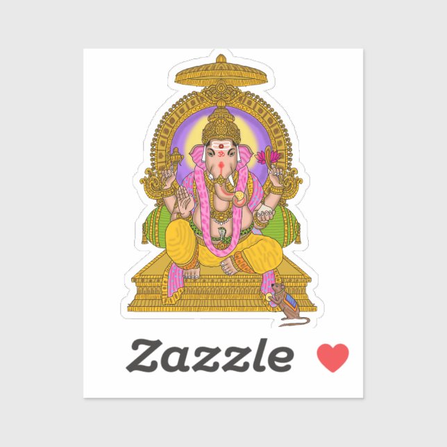 Adesivo Lord Ganesha Sticker (Folha)