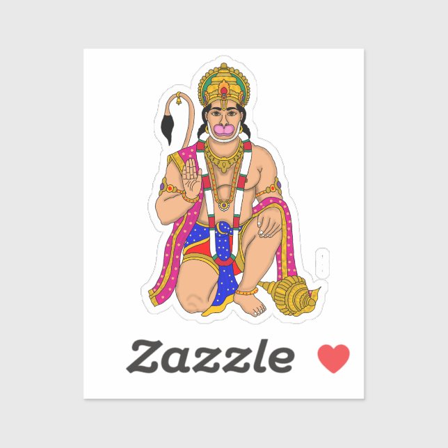 Adesivo Lord Hanuman Stickers (Folha)