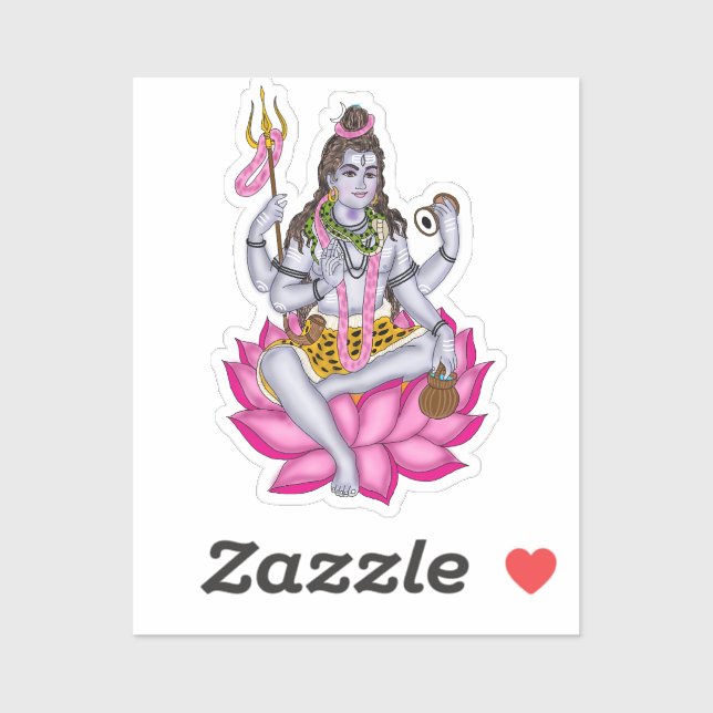 Adesivo Lord Shiva Stickers (Folha)