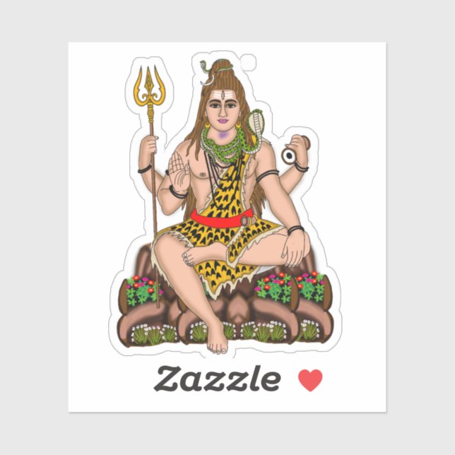 Adesivo Lord Shiva Stickers (Folha)
