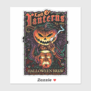 Adesivo Lorde O’ Lanterns Die-Cut Sticker - Halloween Brew