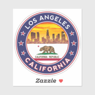 Adesivo Los Angeles California,