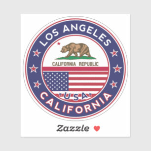 Adesivo Los Angeles, Califórnia