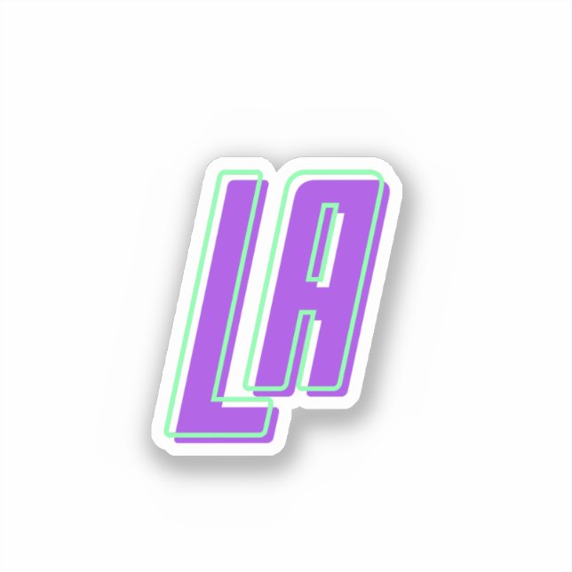 Adesivo Los Angeles LA (Frente)