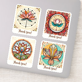 Adesivo Lotus Flowers Groovy Personalizado