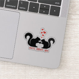 Adesivo Loucos sobre você, esquilos fofos