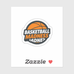 Adesivo Loucura do Basquete Torneio de Março Esportes