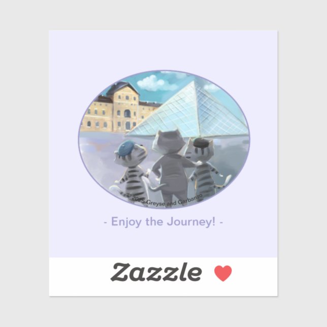 Adesivo Louvre Vinyl Sticker - Aproveite (Várias Dimensões (Folha)