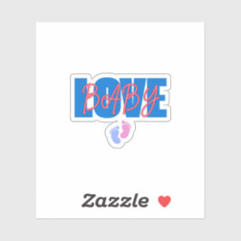 Adesivo Love Baby Minimal Sticker