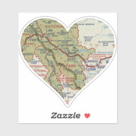 Adesivo Love Banff National Park