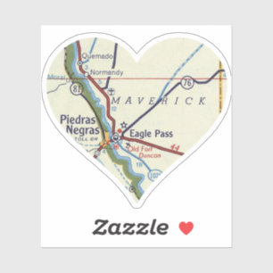 Adesivo Love Eagle Pass Texas